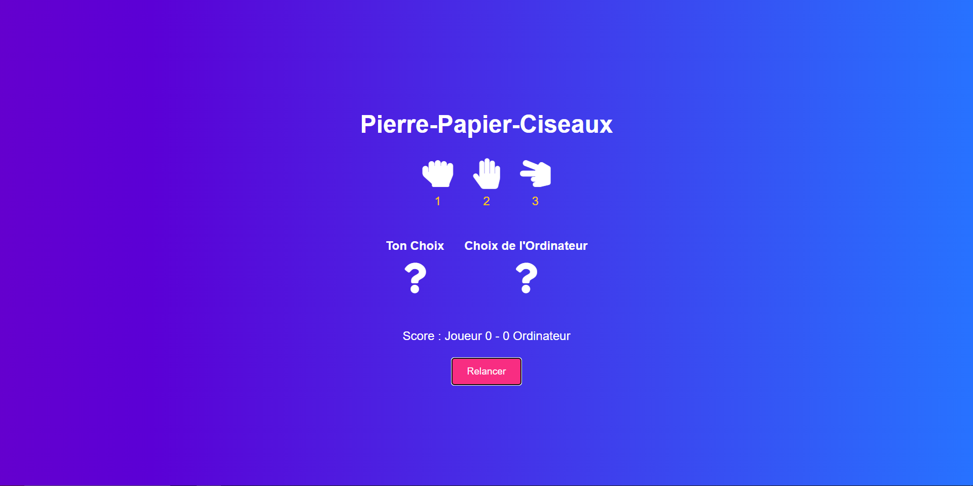 Rock Paper Scissors Exercise